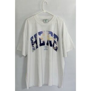 Online Ceramics Here Graphic T Shirt Men's Size XL White Sky Print Logo